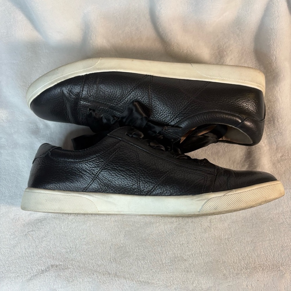 Vionic Chantelle black leather ribbon lace up sneaker - Picture 5 of 7